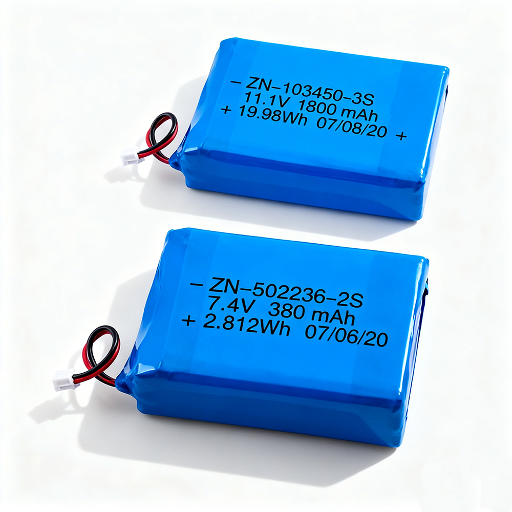 7.4V 리튬 폴리머 배터리 팩